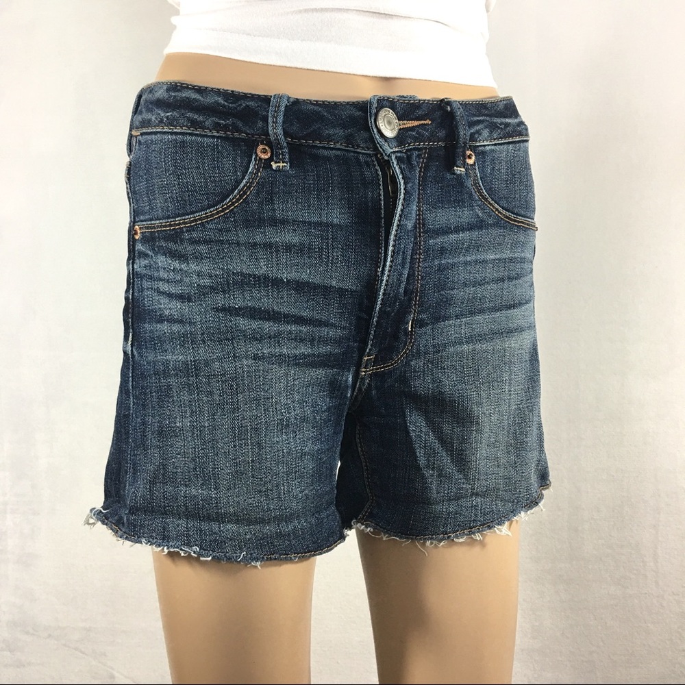 American Eagle Sky High Shortie Jean Shorts Size 2